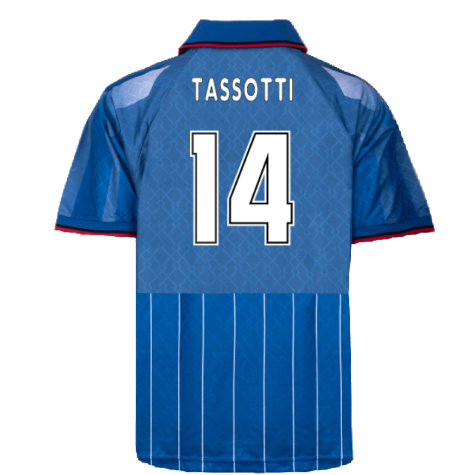 1996 AC Milan Fourth Retro Football Shirt (Tassotti 14)