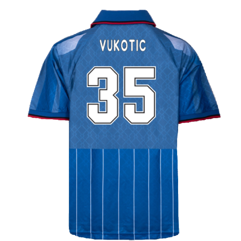 1996 AC Milan Fourth Retro Football Shirt (Vukotic 35)