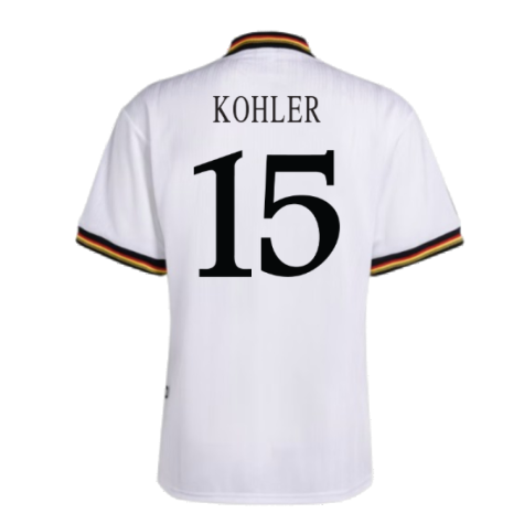1996 Germany Euro 96 Home Shirt (Kohler 15)