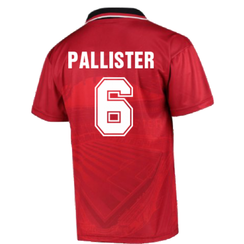 1996 Manchester United Home Football Shirt (Pallister 6)