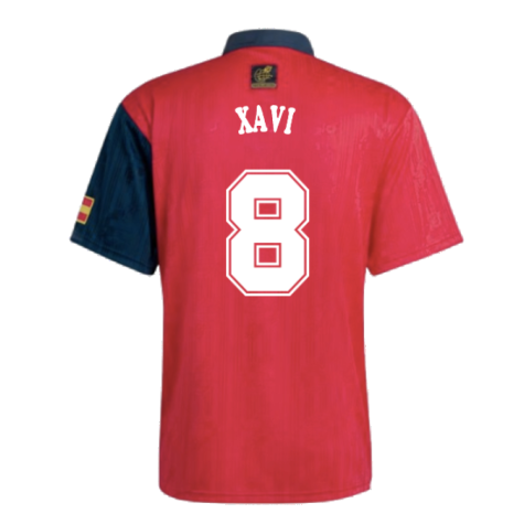 1996 Spain Euro 96 Home Shirt (Xavi 8)