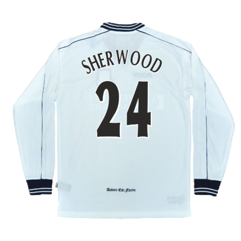 1997-1999 Tottenham Home LS Pony Retro Shirt (Sherwood 24)