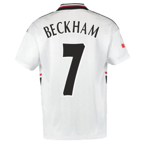 1999 Manchester United Away Football Shirt (BECKHAM 7)