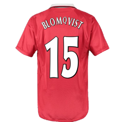 1999 Manchester United Champions League Shirt (Blomqvist 15)