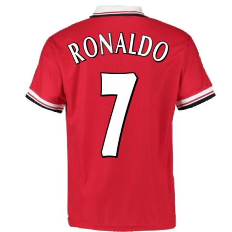 1999 Manchester United Home Football Shirt (RONALDO 7)