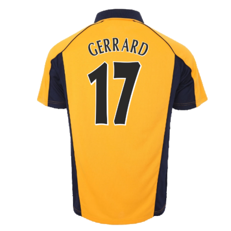 2000-2001 Liverpool Away Retro Shirt (GERRARD 17)