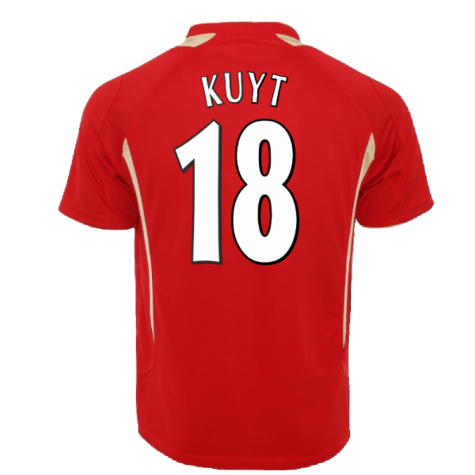 2005-2006 Liverpool Home CL Retro Shirt (KUYT 18)