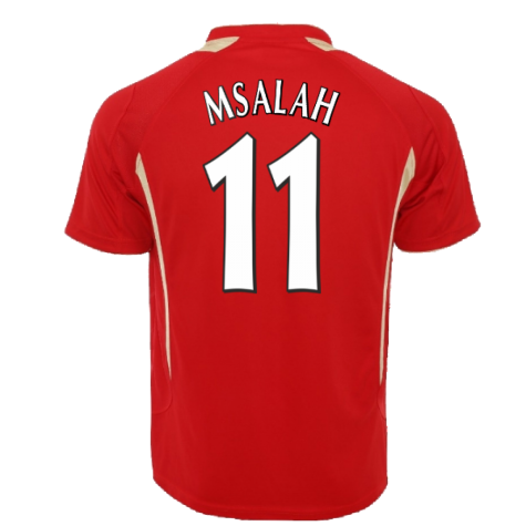 2005-2006 Liverpool Home CL Retro Shirt (M.SALAH 11)