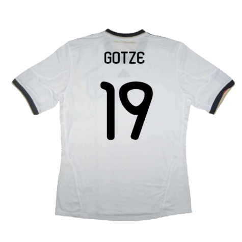 Germany 2010-11 Home Shirt (Very Good) (GOTZE 19)