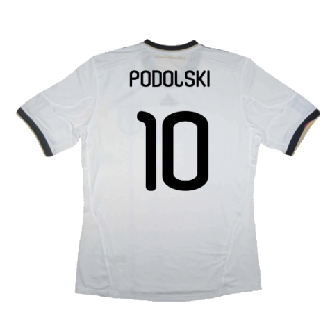 Germany 2010-11 Home Shirt (S) (Very Good) (PODOLSKI 10)