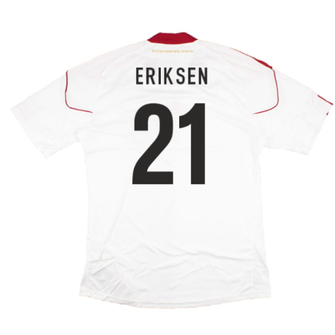 2010-2011 Denmark Away Shirt (Eriksen 21)