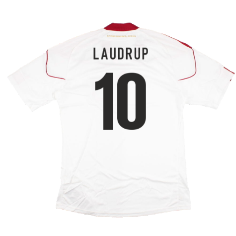 2010-2011 Denmark Away Shirt (Laudrup 10)