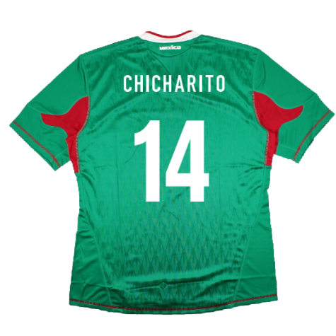 2010-2011 Mexico Home Shirt (Chicharito 14)