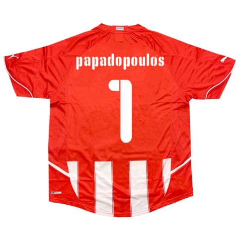 2010-2011 Olympiakos Home Shirt (Papadopoulos 1)