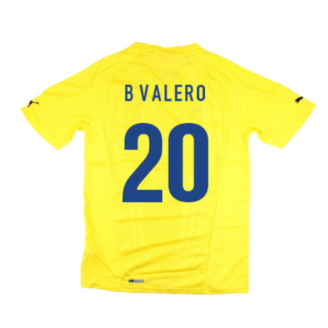 2010-2011 Villarreal Home Shirt (B Valero 20)