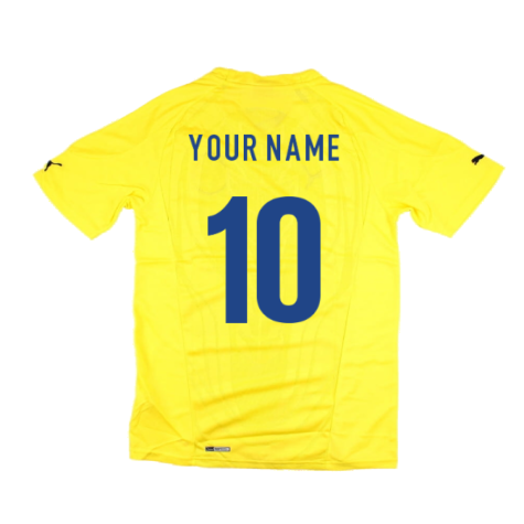 2010-2011 Villarreal Home Shirt (Your Name)