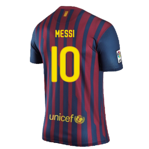 Barcelona 2011-12 Home Shirt (L) (Very Good) (Messi 10)