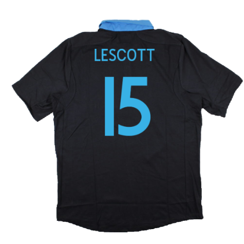 2011-2012 England Away Shirt (Lescott 15)