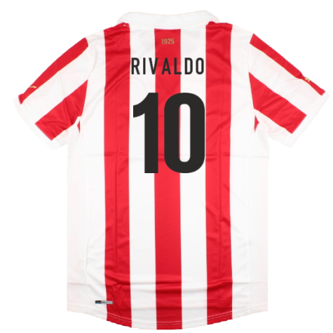 2012-2013 Olympiakos Home Shirt (Rivaldo 10)