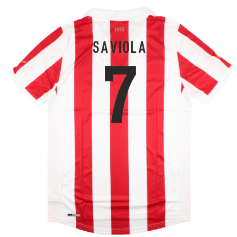 2012-2013 Olympiakos Home Shirt (Saviola 7)