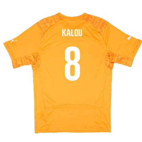 2014-2015 Ivory Coast Home Shirt (Kalou 8)