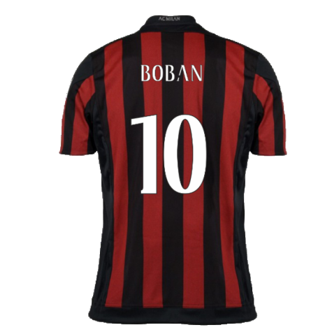 2015-2016 AC Milan Home Shirt (Boban 10)