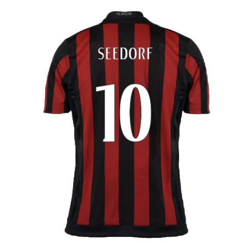 2015-2016 AC Milan Home Shirt (Seedorf 10)