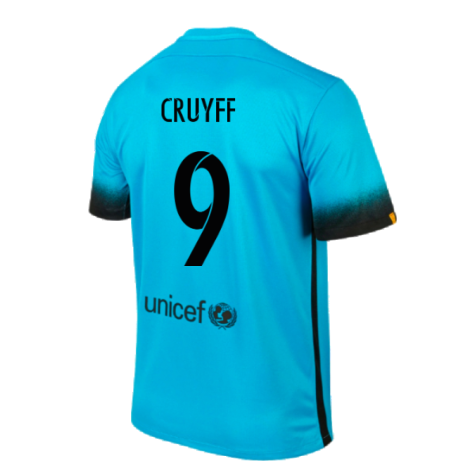 2015-2016 Barcelona Third Shirt (Cruyff 9)