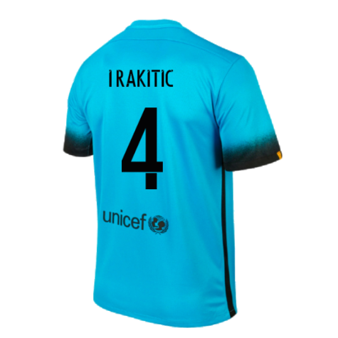 2015-2016 Barcelona Third Shirt (I.Rakitic 4)