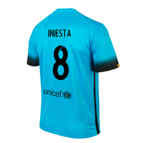 2015-2016 Barcelona Third Shirt (A.Iniesta 8)