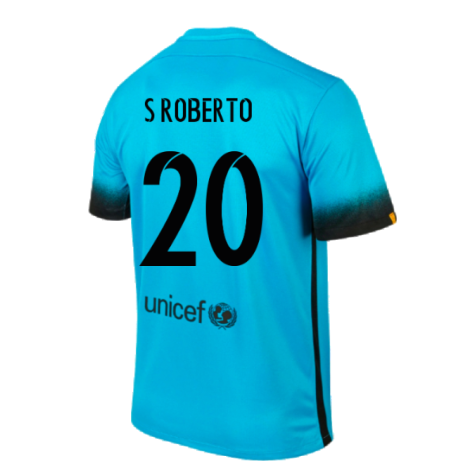 2015-2016 Barcelona Third Shirt (S.Roberto 20)