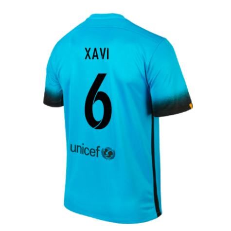 2015-2016 Barcelona Third Shirt (Xavi 6)