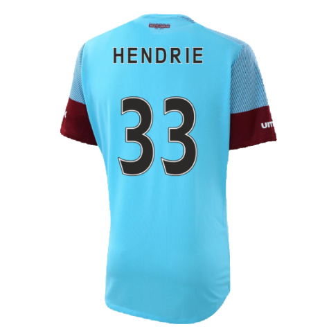 2015-2016 West Ham Away Shirt (Hendrie 33)