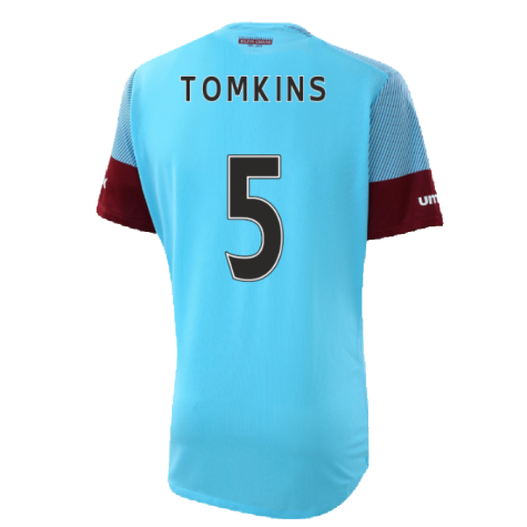 2015-2016 West Ham Away Shirt (Tomkins 5)