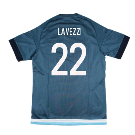 2016-2017 Argentina Away Shirt (Lavezzi 22)