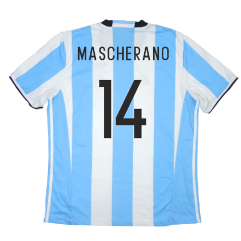 2016-2017 Argentina Home Shirt (Mascherano 14)