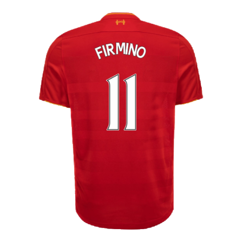 Liverpool 2016-17 Home Shirt (Mint) (Firmino 11)