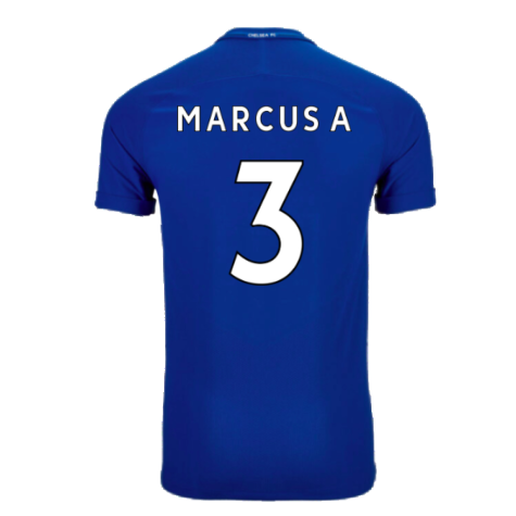 2017-2018 Chelsea Home Shirt (Marcos A. 3)