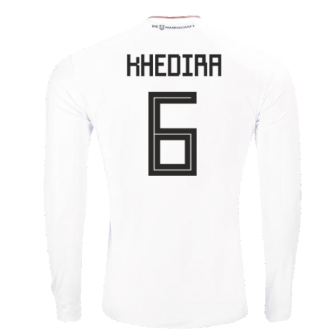 2017-2018 Germany Long Sleeve Home Shirt (Khedira 6)