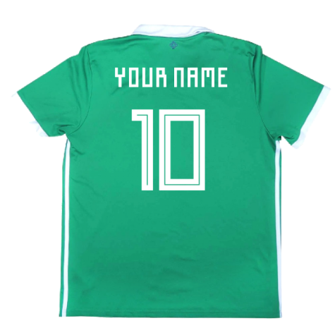 2017-2018 Northern Ireland Home Shirt ((Very Good) L) (Your Name)