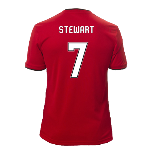 Aberdeen 2018-19 Home Shirt (Excellent) (Stewart 7)