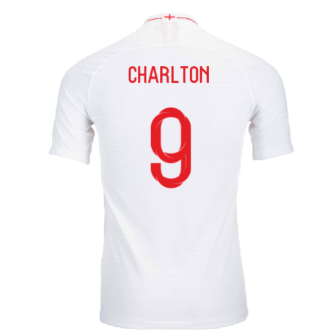 2018-2019 England Authentic Home Shirt (Charlton 9)