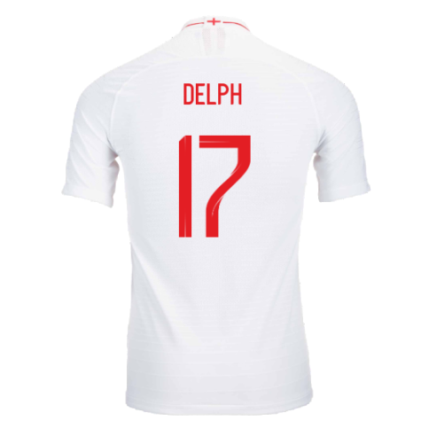 2018-2019 England Authentic Home Shirt (Delph 17)