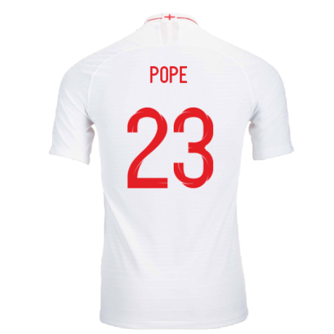 2018-2019 England Authentic Home Shirt (Pope 23)