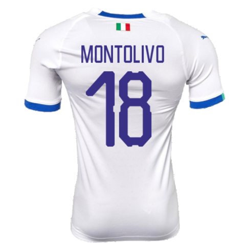 2018-2019 Italy Away evoKIT Away Shirt (Montolivo 18)