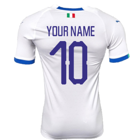 2018-2019 Italy Away evoKIT Away Shirt (Your Name)