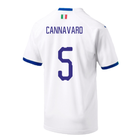 2018-2019 Italy Away Shirt (Cannavaro 5)