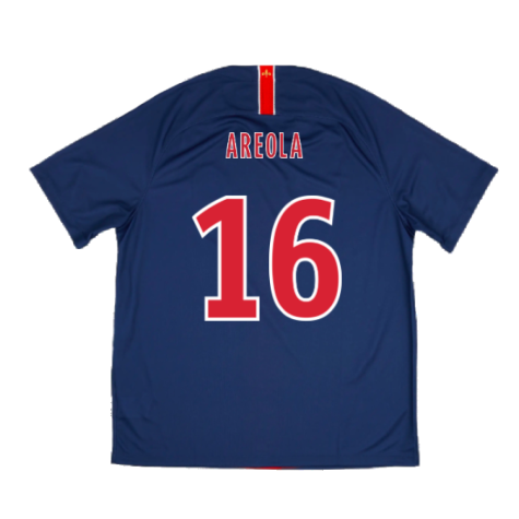 2018-2019 PSG Home Shirt (no sponsor) (Areola 16)