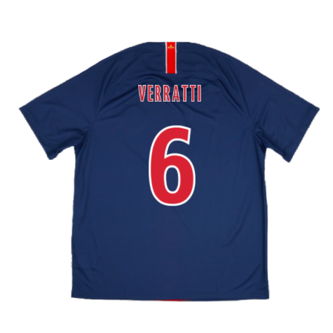 2018-2019 PSG Home Shirt (no sponsor) (Verratti 6)