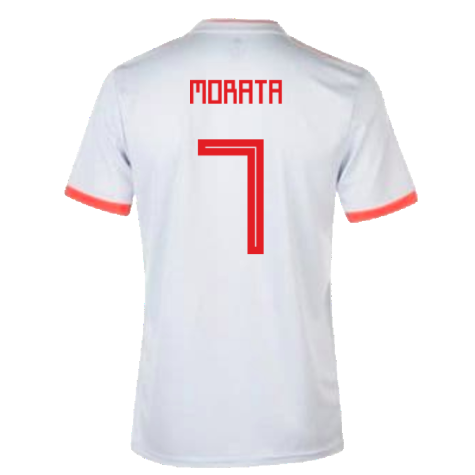 2018-2019 Spain Away Shirt (Morata 7)